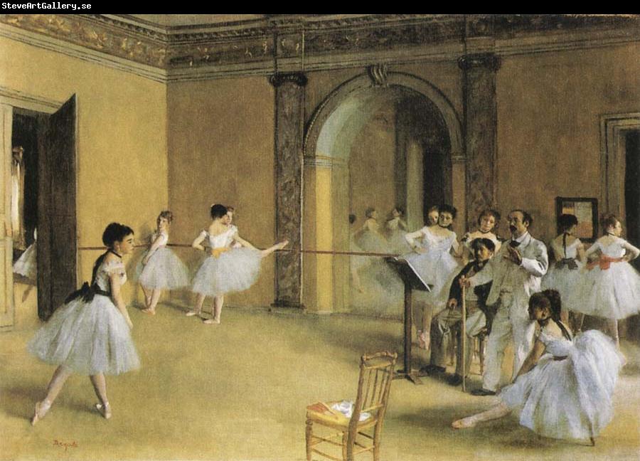 Edgar Degas Dance Class at hte Opera